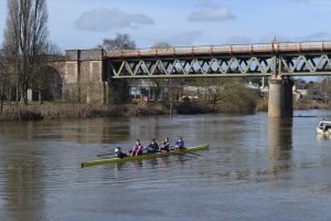 Rowers on the Severn